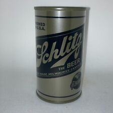 Schlitz WWII Olive Drab REPLICA / NOVELTY beer can, plastic label picture