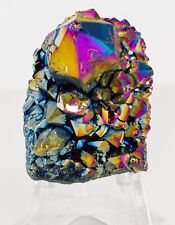Rainbow Flame Aura Quartz Crystal Cluster 35mm 34g Titanium Crystals C0960 picture