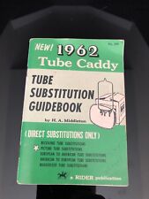 RARE 1962 Tube Caddy Tube Substitution Guidebook Rider Publications  picture