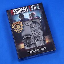 Resident Evil 2 Leon S Kennedy Ingot Plate Limited Edition Metal Card Figure picture