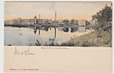 Sanford Maine ME Mills Vintage Postcard Industrial Grist Saw Mousam River UDB picture