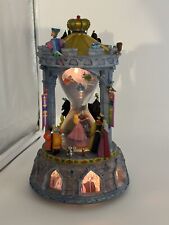 Disney Sleeping Beauty Aurora Hourglass Snowglobe Music & Lights WORKS **READ** picture