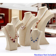Necklace Pendant Chain Jewelry Bust Display Holder Stand Mannequin Organizer picture