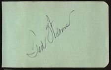 Ted Weems d1963 signed autograph auto 2x4 Cut American Bandleader and Musician picture