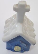 Vintage Porcelain Bell Figural Shaped Like Church 3 Inch Tall picture