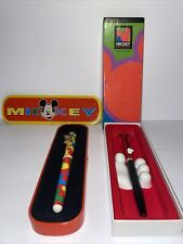 Lot of 2 Mickey Unlimited Pens Kreisler Red & Black & Pentech Multi-color picture