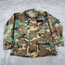 US Military Army Woodland Camo BDU Shirt Med Reg Field Utility picture
