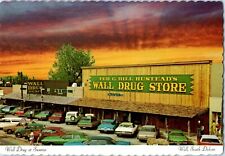 Wall Drug at Sunrise Wall, South Dakota Postcard picture