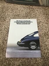 1987 Porsche 911 Carrera Advertising Brochure with Technical Data picture