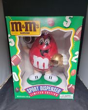 Vtg M&M Football Player Candy Dispenser Collectible 1995 Sports Superbowl NEW picture