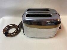 Vintage 1950s TOASTMASTER Automatic Pop Up Toaster 1B14 Chrome Art Deco Works picture