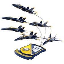 USN F/A-18 Hornet Blue Angels Desk Display 6 Model Airplane ES 1/72 Formation picture