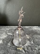 Vintage Dainty Translucent Pink Glass Mystical Fantasy Unicorn Bell - 7