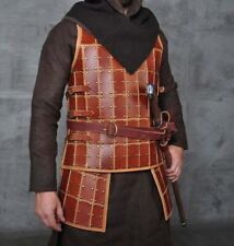 Viking style leather brigantine armor, Medieval leather plated armor, Warrior picture