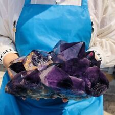 11.83LB Natural Amethyst Cluster Purple Quartz Crystal Rare Mineral Specimen 620 picture