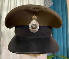 *RARE* Imperial Persian Palhavi Army Peaked Cap Hat W/Badge picture