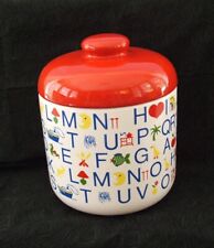 COOKIE JAR ABC LETTERS ROUND GERMANY* picture