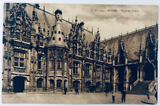 Vintage Rouen France Palais de Justice Building Postcard P257 picture