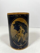 Morton Iodized Salt 1933 Vintage Unopened When It Rains It Pours picture