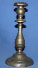 Antique art deco pewter candlestick candle holder picture