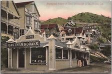 CATALINA ISLAND CA Postcard Photograph Gallery of Chas. Ironmonger /Hand-Colored picture