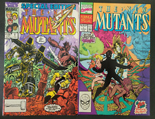NEW MUTANTS ANNUAL #1 3 4 5 6 7 SET OF 8 1ST SHATTERSTAR SPECIAL #1 ART ADAMS picture