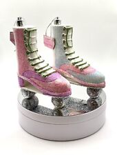 Sparkling Roller Skates Shoes Christmas Ornaments ( 2 Different Designs) - NEW picture