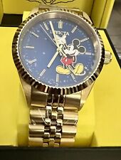 Invicta Mickey Mouse Watch 43mm Disney Limited Edition with Blue Face Bracelet picture