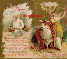 VICTORIAN 1893-94 Calendar Trade Card 
