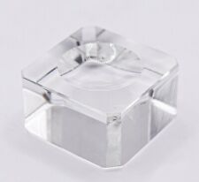 24mm Clear Glass Stand Pedestal for Sphere Ball Egg Crystal Mineral Holder Base picture