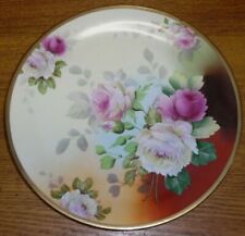 O&EG Oscar & Edgar Gutherz Royal Austria Floral Porcelain Charger - 12 3/4