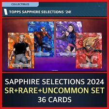 SAPPHIRE SELECTIONS 2024-ALL SR+RARE+UC 36 CARD SET-TOPPS MARVEL COLLECT DIGITAL picture