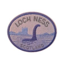 Loch Ness Monster Scotland Embroidered Patch Iron On Sew On Transfer picture