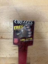 Grizzly claw snuff can label cutter-brushed copper  color Skoal/Copenhagen-other picture