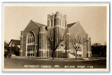 1927 Methodist Church McCook Nebraska NE Vintage Posted RPPC Photo Postcard picture
