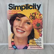 Simplicity Sewing Book Updated 1970's Patterns 1975 Vintage Clothing Lifestyles picture