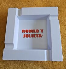 Romeo y Julieta White Square 4-Finger Ashtray Promo picture