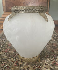 Antique Tiffin Frosted Glass vase with Ormalu trim picture