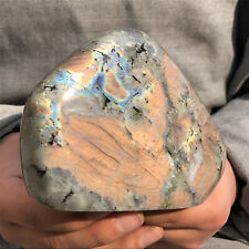 1010g Natural Labradorite Quartz Freeform Crystal Mineral Specimen Reiki Healing picture