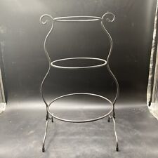 Longaberger TALL Wrought Iron 3 Tiered MIXING BOWL STAND Holder Display 18