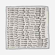 Rare John Baldessari - I Will Not Make Any More Boring Wall Art Scarf sold out picture