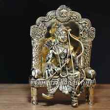 Lord Ram Statue Darbar Sita Hanuman Idol Laxman Rama Brass God Figurine Murti picture