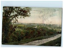 1907 Ann Arbor Michigan MI, From Boulevard Road View Posted Antique Postcard picture