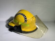 Vintage Cairns 660C Yellow Metro Firemans Helmet with Visor & Liner VERY NICE picture
