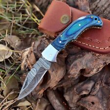 Custom HandMade Damascus Pocket Knife / Hand Forged Damascus Folding Blade 2037 picture