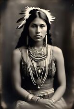 Native American Female Tintype Series C10061RP picture