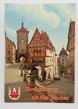 Rothenburg ob der Tauber Ploenlein Germany Postcard Unposted picture