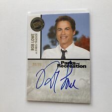 Rob Lowe 2013 Press Pass Parks and Recreation Autograph Auto Gold Card 39/95 picture