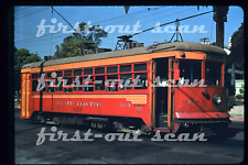 R DUPLICATE SLIDE - Pacific Electric PE 104 Trolley Electric picture