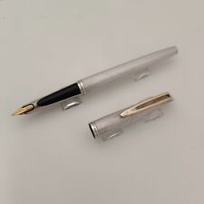 Vintage Waterman C/F Plaque OR G Fountain Pen with 18kt Nib Made in France picture